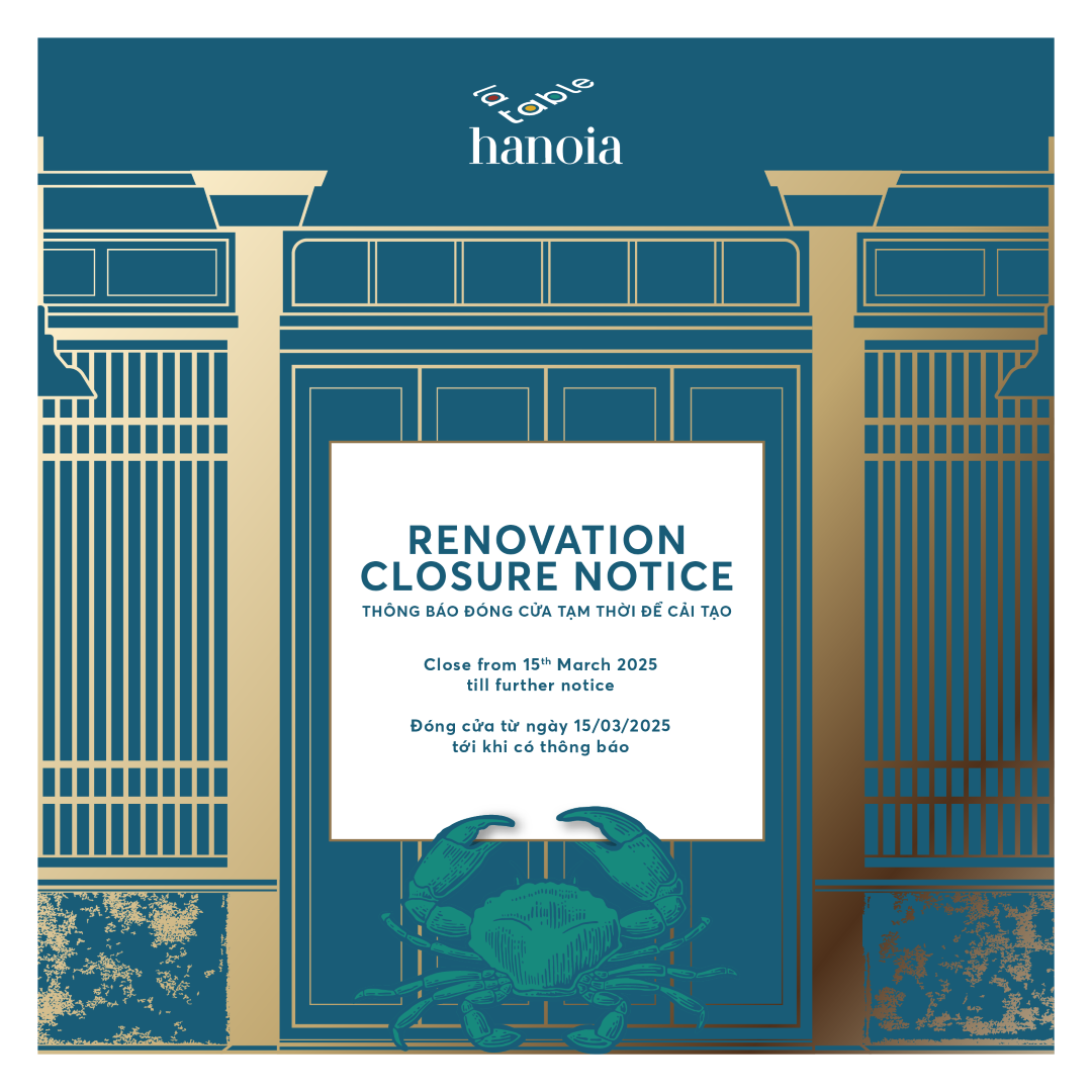 La Table Hanoia: Exciting News on Ballroom Renovation